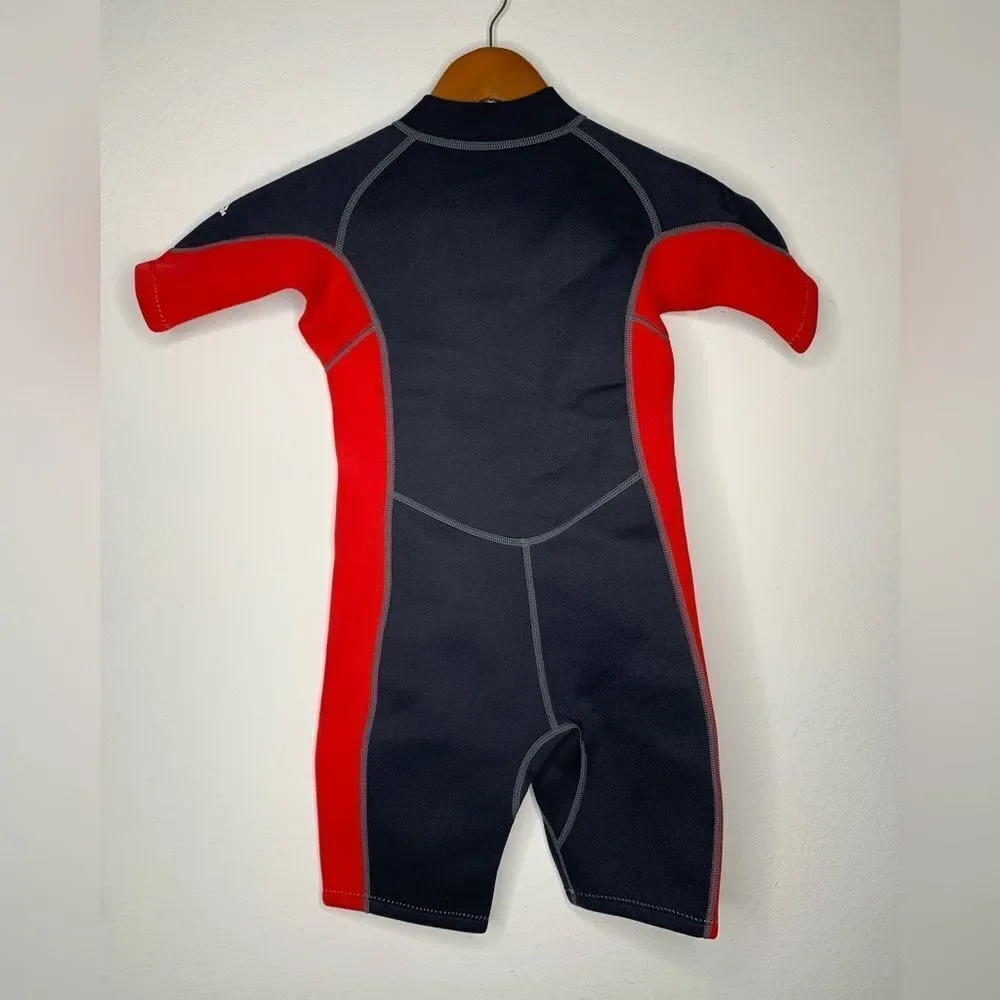 Hevto Red and Black Wetsuit